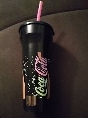 Vintage Enjoy Coco Cola Coke Neon Logo Sports Drink Bottle With