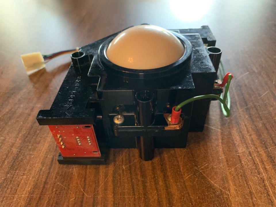 Happ Arcade Track Ball Game Trackball. White Ball. Golden Tee. eBay