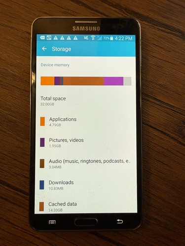 EUC Samsung Galaxy Note 3 N900V 32GB Verizon 5.7" Smartphone Cell Phone - Afbeelding 7 van 9