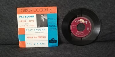 LONDON COCKTAIL Nr. 1 PAT BOONE ANNA VALENTINO DEL VIKINGS 45 Runden 7'' Jazz Lounge