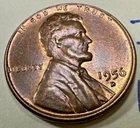 1956 D Wheat Penny LINCOLN CENT 1C 3971N