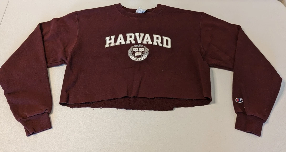 Harvard crop sweater sale