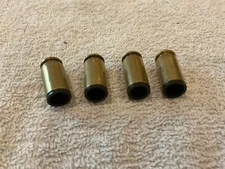 4 Bullet Tire Valve Stem Caps 40 S&W Real Shells Brass Case 