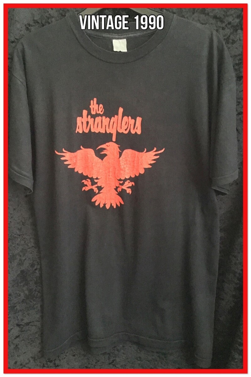 Rare Vintage Collectible The Stranglers Tour T-shirt 1990 The