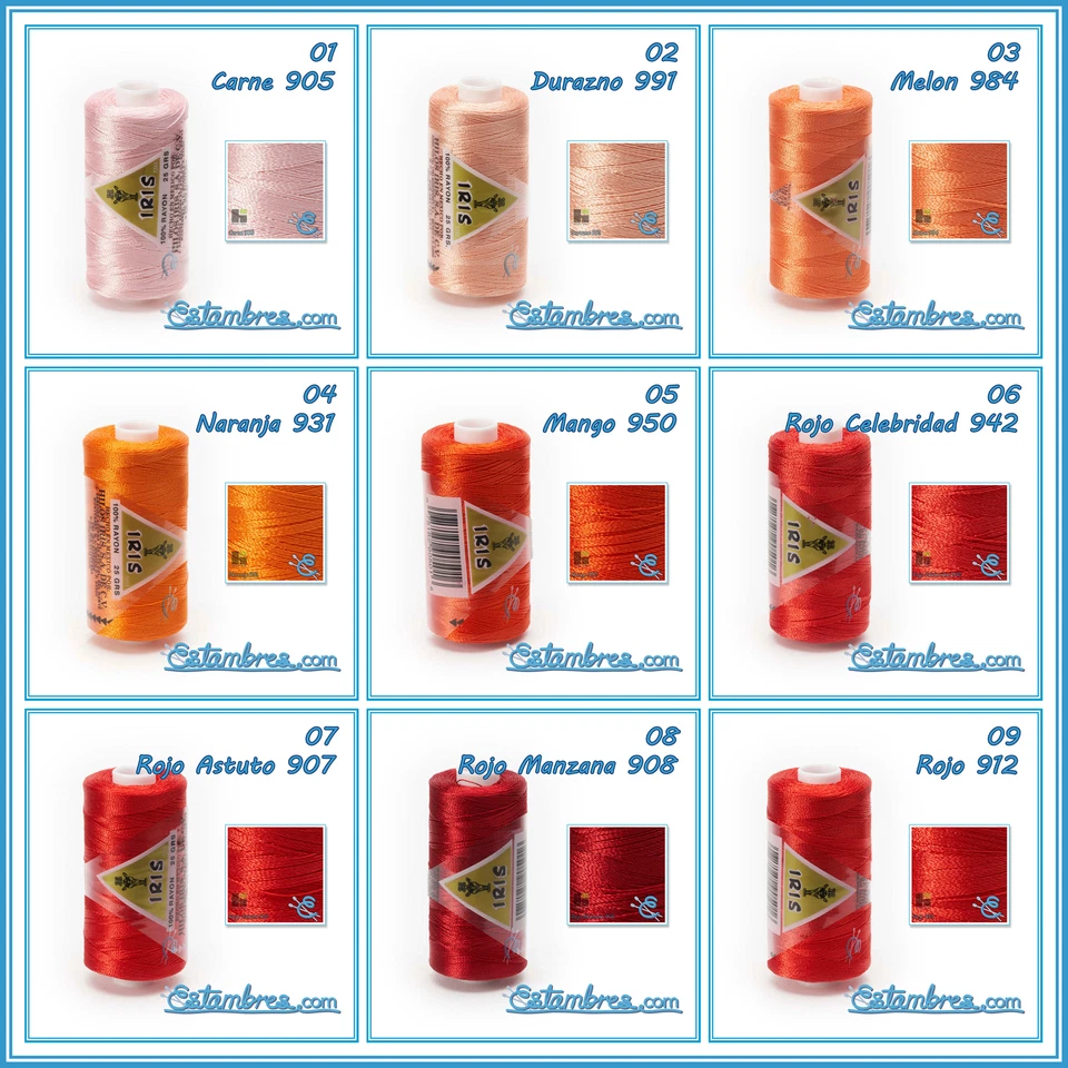 SEDA IRIS [25g] - 1 of 2 - Machine Embroidery Thread - 100% Viscose Rayon Shiny - Image 2 of 4