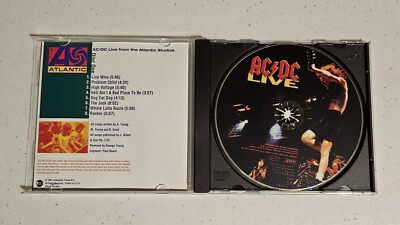 洋楽 The ATLANTIC Times on CD (SAMPLE) AC/DC Live From The Atlantic Studios 1997 CD Disc One | eBay