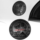 3D For AMG Black Apple Tree Flat Badge Emblem Affalterbach 57mm Round Decal