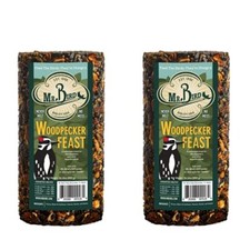 Mr Bird Woodpecker Feast Wild Bird Seed Cylinder 14 Ounce Pack of 2