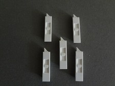 5 White Plastic Vinyl Window Mortise Tilt Latch for Slot Rail (LEFT SIDE)