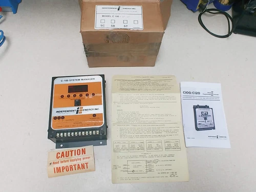 C-100 System Manager Differential Temperature 3A 115V AC Solar Hot Water 1P-2F