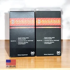 Nugenix Perform, Nitric Oxide and Vitality Booster for Men - 30ct Pack 2 Sealed