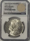 1884-O Morgan Silver Dollar Original Bag Fragment UNC Bullion Plus NGC