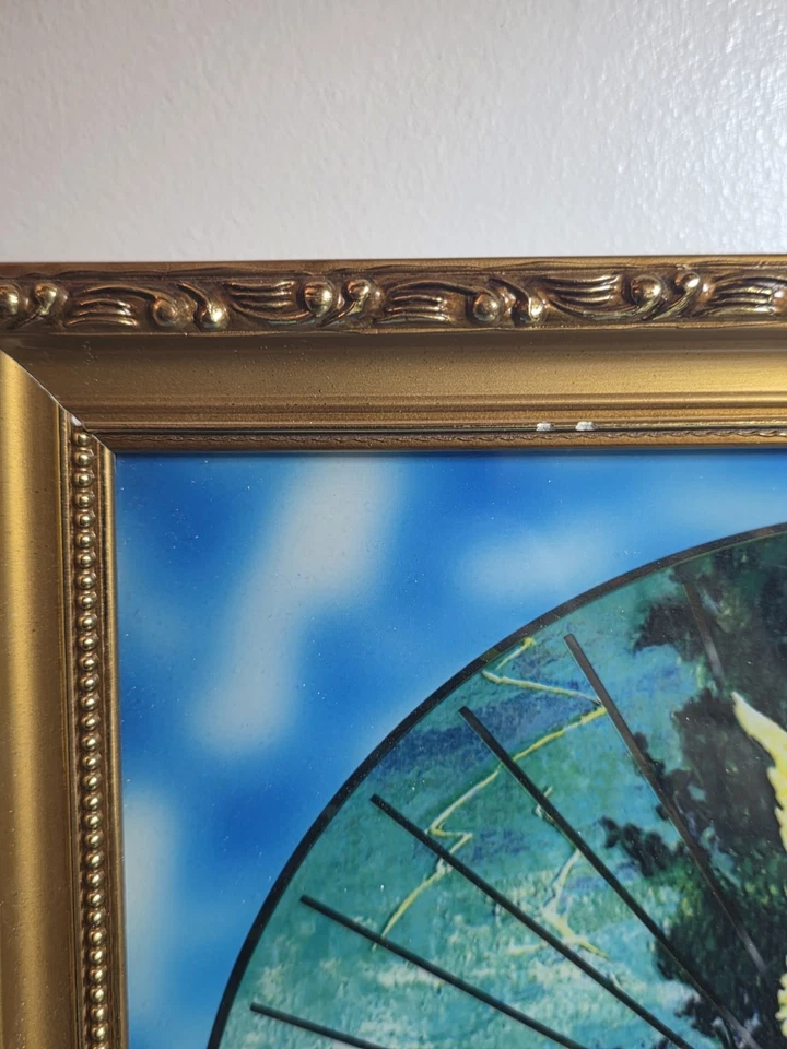 Vintage Motion Lamp Moving Picture Light Wall Display Guardian Angel With Kids - Image 4 of 4