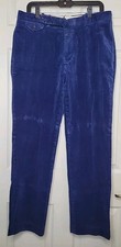 Polo Ralph Lauren Blue Corduroy Vintage Fine Classic Fit Pants Men 34x32