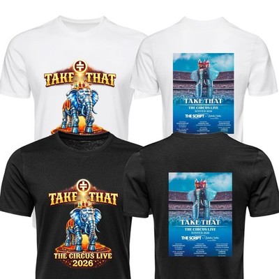 Take That The Circus T shirt Live Tour Inspired Unisex Adults Kids Music Tee Top