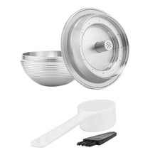 For Delonghi ENV135  Nespresso Vertuoline 230ml Steel Coffee Pod Capsule