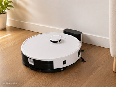LEFANT M1 Saugroboter mit Wischfunktion 5500Pa LiDAR App Alexa Weiß Wischen