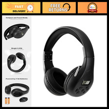 Portable FM Radio Headphones with Best Reception, Wireless Ear Muffs for Jogging