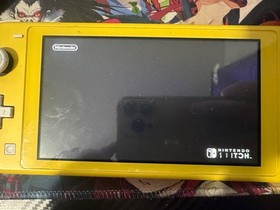 Nintendo Switch Lite Yellow Handheld Console - Poor Condition - Works Fine