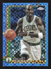 2025-26 Topps Chrome Basketball #247 Kevin Garnett Blue X-FRACTOR Refractor