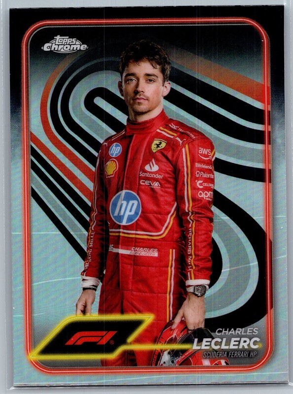 2024 Topps Chrome F1 Charles LeClerc #3 Refractor