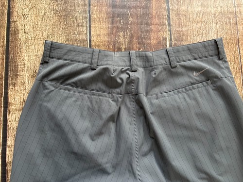 NIKE GOLF TOUR PERFORMANCE GESTREIFTE GOLFHOSE GRAU HERREN 36X32 TOP - Bild 6 von 7
