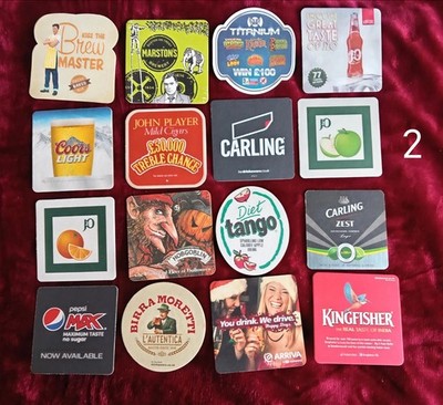 16 Bierdeckel Auswahl 