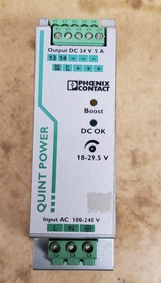 Phoenix Contact 2866750 QUINT-PS/1AC/24DC/5 24VDC 5 Amp Power Supply - Tested 