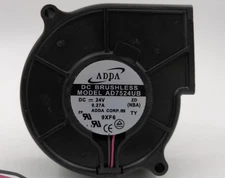 ADDA AD7524UB 7530 24V 0.27A GX-24  2-wire dual ball cooling fan
