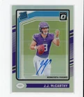 2024 Donruss Optic JJ McCarthy RC Rookie Holo Silver AUTO #026/150 (TJ)