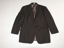 Jos. A. Bank Men's Suit Jacket Size 46 Regular Dark Brown 100% Wool 46R Lined