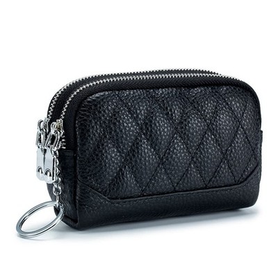 Small Coin Purse Pouch Wallet Genuine Leather Change Coin Purse Holder for Wo...