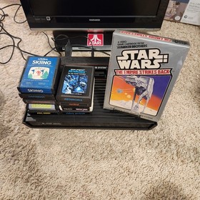 Atari 2600 "Vader" Console + Boxed ESB, several games, 2 controllers, and more!
