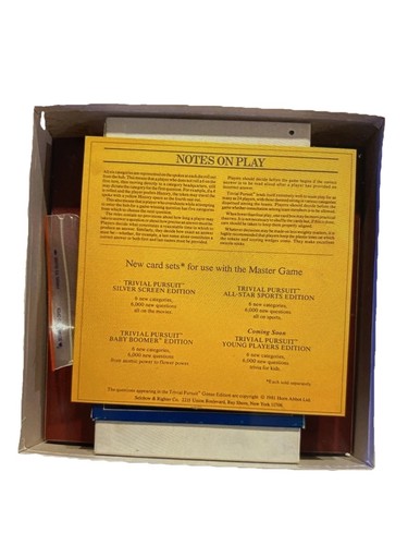 Vintage 1981 Trivial Pursuit - Genus Edition Very Good Condition - Picture 7 of 18