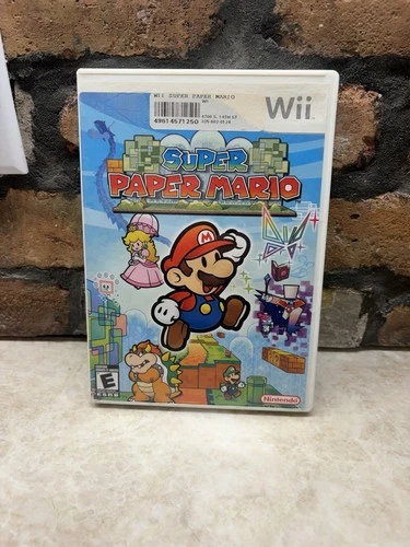 Wii Super Paper Mario Nintendo