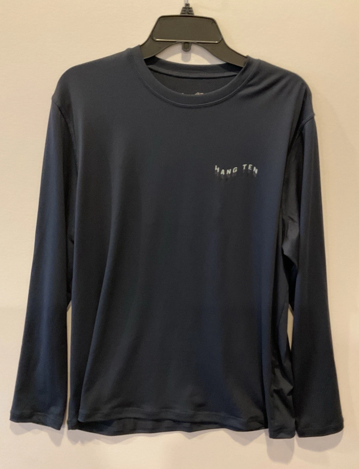 Men’s Hang Ten LS UPF50 Quick-dry Shirt Navy Blue NWT Medium