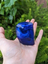 Mystic Blue Purple Resin Crystal Wizard Staff Topper Cosplay Gem Prop Gem 