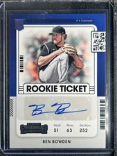 Bowden, Ben - 2021 Contenders - Autograph - INV2