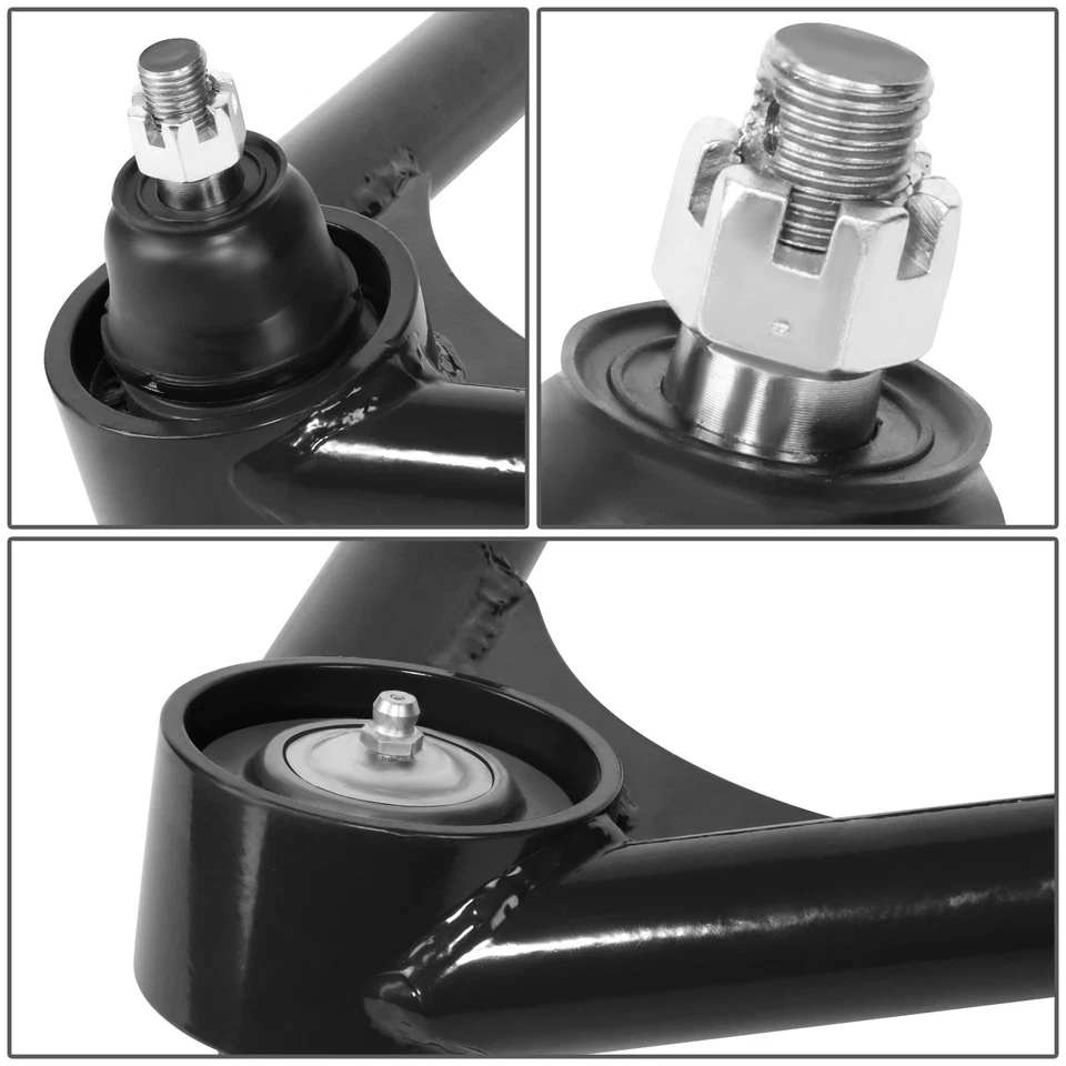 Brazos de control superiores delanteros negros para Cadillac Escalade Chevy Silverado 2007-2015 Foto 3 de 4