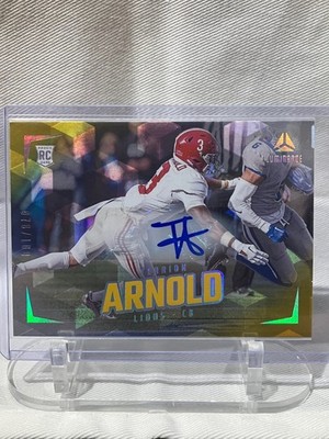 2024 Luminance Terrion Arnold Rookie Gold Auto 078/100 #195 RC Lions