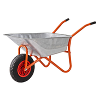 Schubkarre Handkarre Transportkarre Gartenkarre Bauschubkarre 85 L Metall