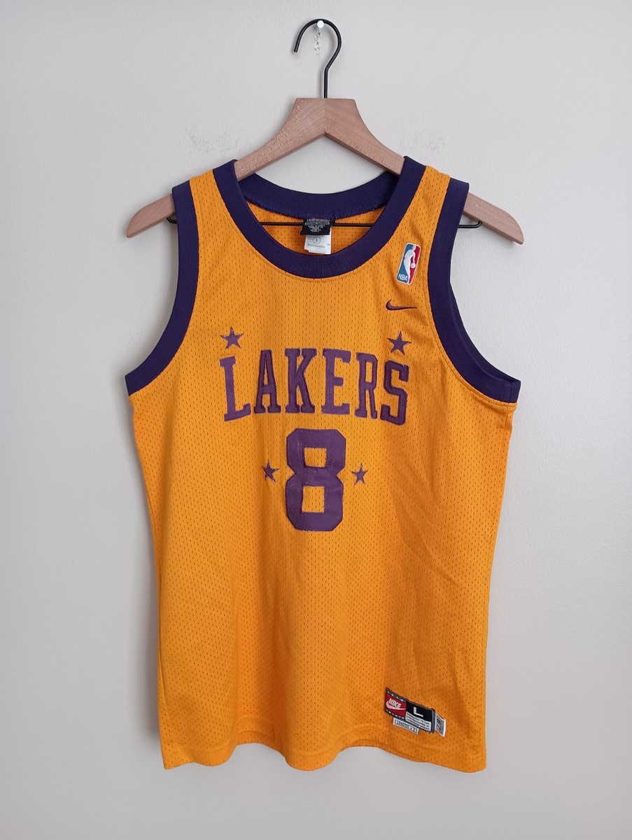 Nike Los Angeles Lakers Kobe Bryant Jersey #8 Boys L Stitched