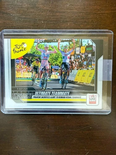2026 Panini Instant Tour de France #7 Isaac del Toro Tadej Pogacar Stage 2 /267 - product listing photo