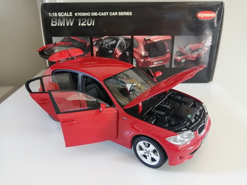 Kyosho Bmw 120I 1 Series 1Series E87 Red 1/18 Minicar | eBay