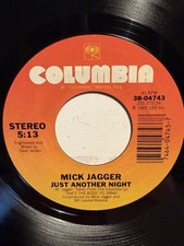 Mick Jagger “Just Another Night” Columbia 7” 45 VG++