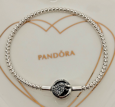 アクセサリー pandora bracelet and Charms New Pandora x Game of Thrones Moments Studded Chain Bracelet