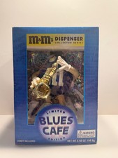 Dispenser caramelle M&M's Blues Cafe edizione limitata in scatola originale