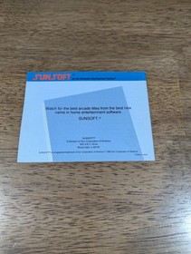 Journey to Silius - Manual ONLY - NES