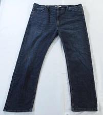 Signature by Levi Strauss Gold Jeans Mens 44x32 Blue Regular Straight Stretch