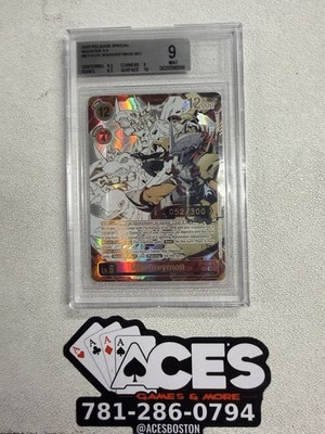 2025 Digimon WarGreymon Alt Art Serialized 52/300 BGS | eBay